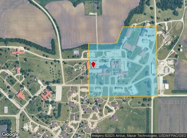 1251 340Th St, Woodward, IA Parcel Map