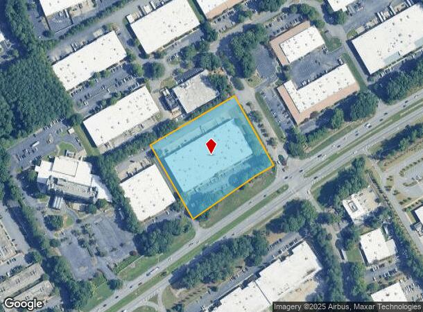  5933 Peachtree Industrial Blvd, Peachtree Corners, GA Parcel Map