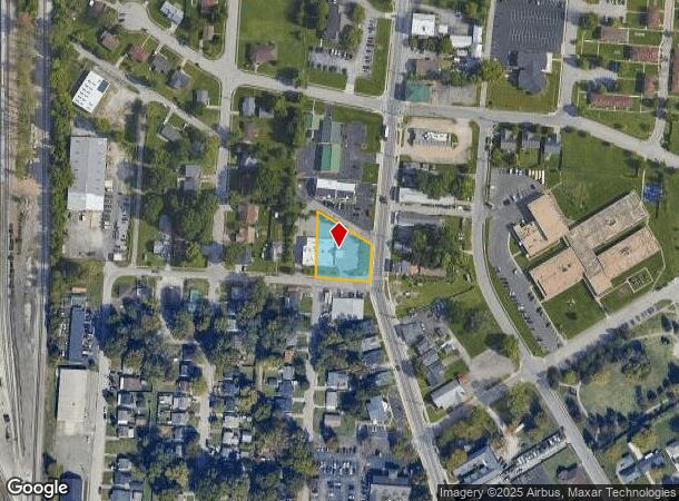  1601 Spring St, Jeffersonville, IN Parcel Map