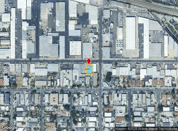  11910 Vose St, North Hollywood, CA Parcel Map