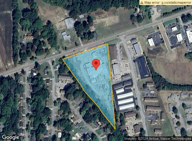  1360 N Washington Ave, Brownsville, TN Parcel Map