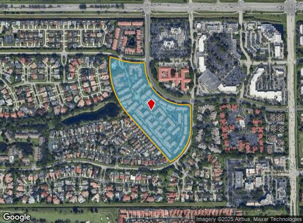  22182 Bella Lago Dr, Boca Raton, FL Parcel Map