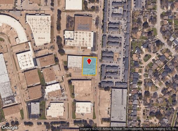  11241 Zodiac Ln, Dallas, TX Parcel Map