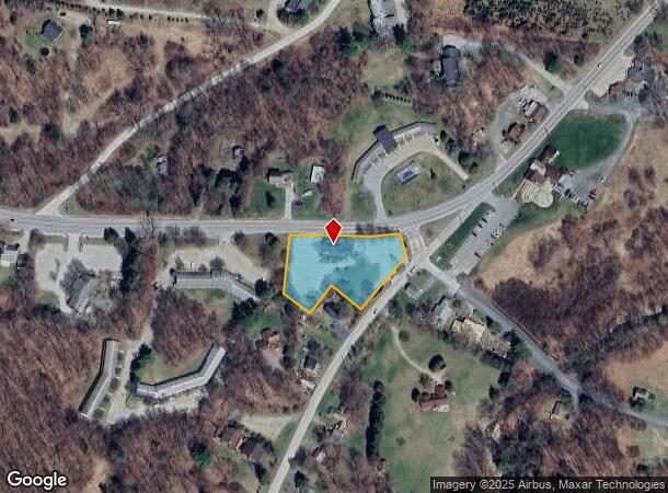  1844 Depot St, Manchester Center, VT Parcel Map