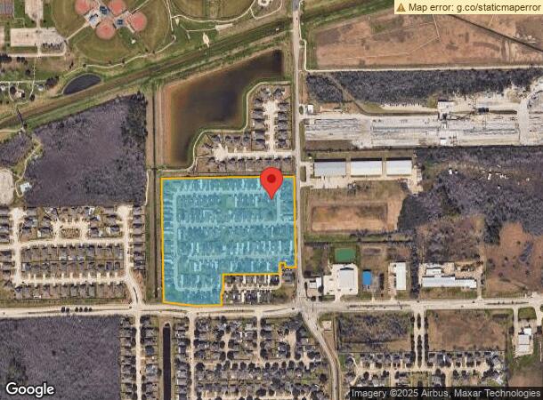  4319 Magnolia Oaks Dr, Pearland, TX Parcel Map