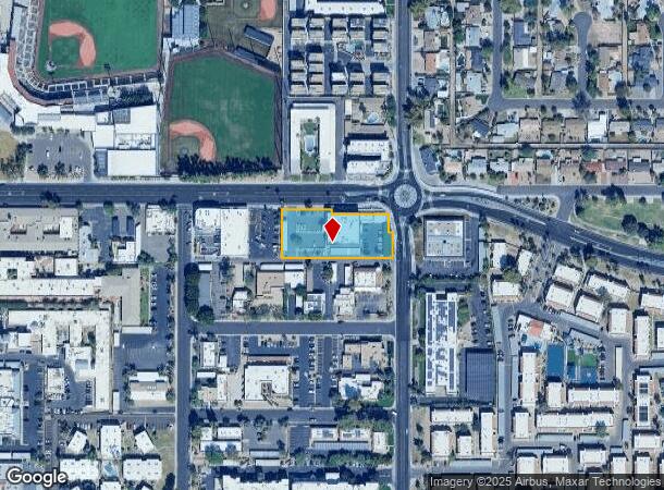  7555 E Osborn Rd, Scottsdale, AZ Parcel Map