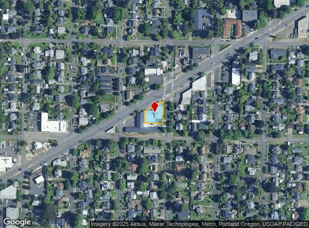  7626 Ne Sandy Blvd, Portland, OR Parcel Map