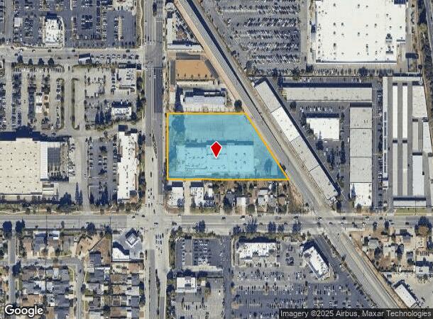  1332 S Lone Hill Ave, Glendora, CA Parcel Map