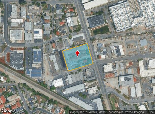 2050 Lafayette St, Santa Clara, CA Parcel Map