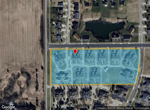  1718 Birchwood St, Delavan, WI Parcel Map