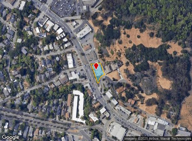  790 Sir Francis Drake Blvd, Kentfield, CA Parcel Map