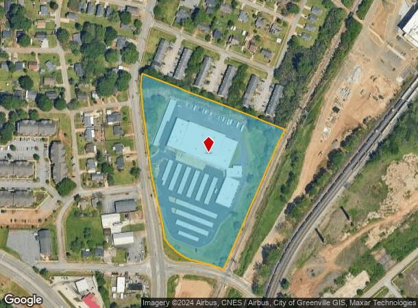  1900 Old Buncombe Rd, Greenville, SC Parcel Map