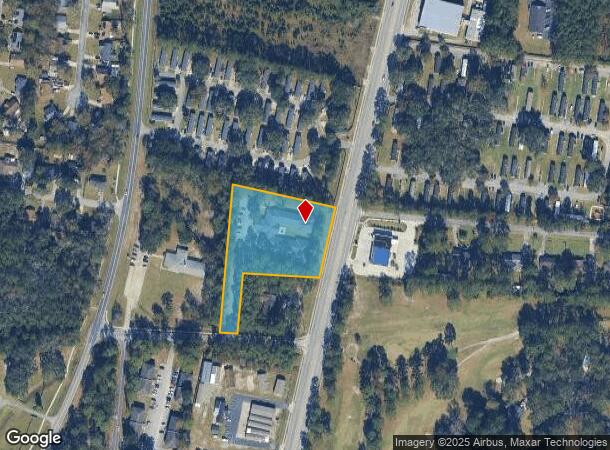 202 Darsey Rd, Hinesville, GA Parcel Map