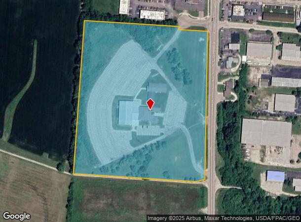  2550 S Dayton Lakeview Rd, New Carlisle, OH Parcel Map