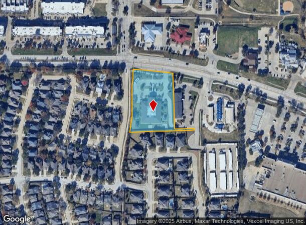 2501 Justin Rd, Flower Mound, TX Parcel Map