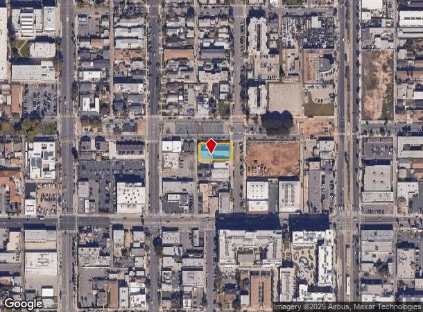 1351 Locust Ave, Long Beach, CA Parcel Map