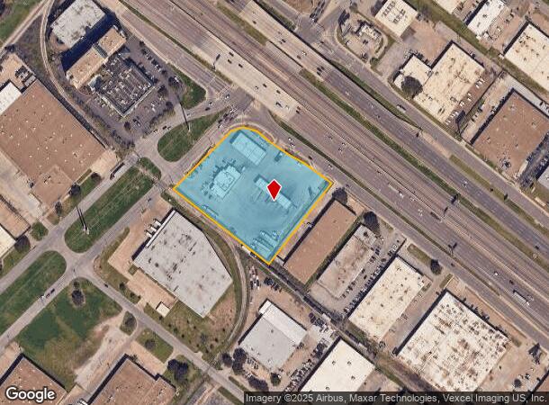 9235 John W Carpenter Fwy, Dallas, TX Parcel Map