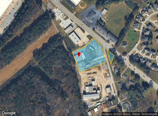  1215 Ne Main St, Simpsonville, SC Parcel Map