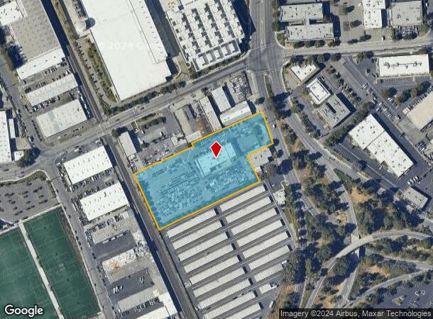  1860 De La Cruz Blvd, Santa Clara, CA Parcel Map