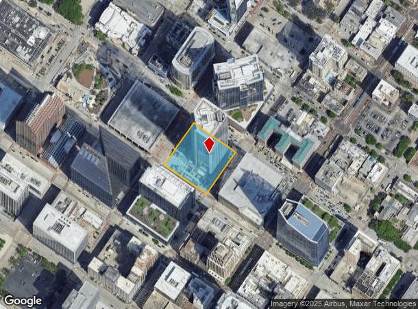  600 Travis St, Houston, TX Parcel Map