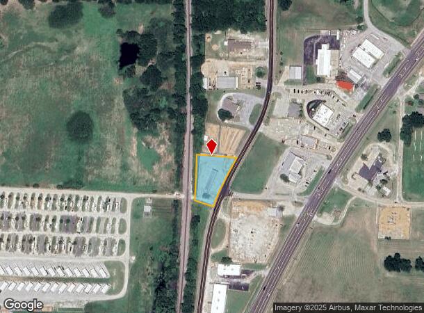  1300 N Washington St, Pilot Point, TX Parcel Map