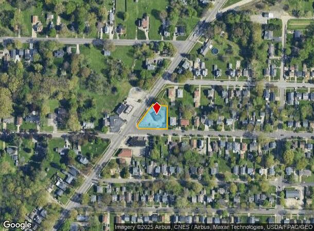  1605 East Ave, Akron, OH Parcel Map