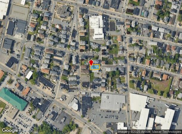  45 Cross St, Fall River, MA Parcel Map