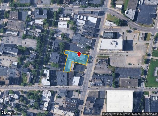 1074 Main St, Buffalo, NY Parcel Map