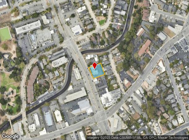  542 Ocean St, Santa Cruz, CA Parcel Map