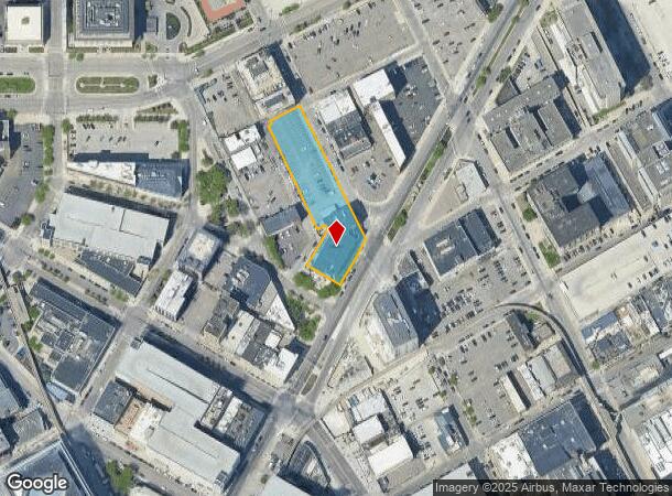  351 Gratiot Ave, Detroit, MI Parcel Map