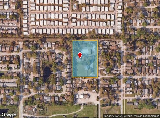 1614 Palm Way, Largo, FL Parcel Map