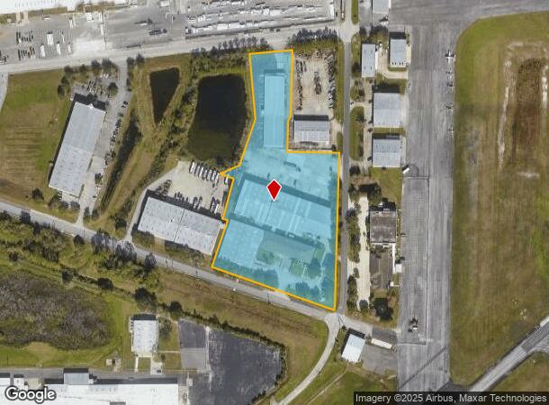  1990 Industrial Dr, Deland, FL Parcel Map