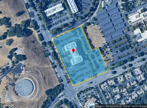  7901 Stoneridge Dr, Pleasanton, CA Parcel Map