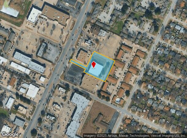  3605 S Cooper St, Arlington, TX Parcel Map