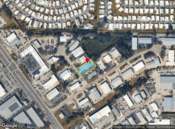 153 Progress Cir, Venice, FL Parcel Map