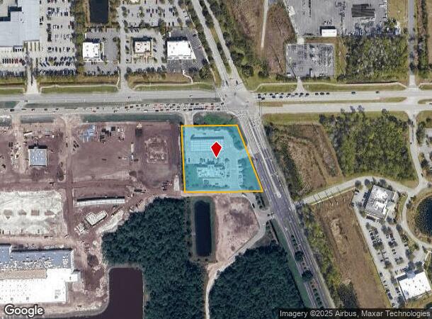  5893 E State Highway 100 E, Palm Coast, FL Parcel Map