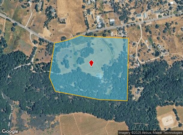 2261 Bodega Way, Placerville, CA Parcel Map