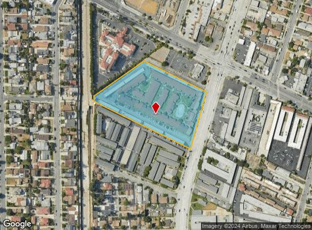  3839 Baldwin Ave, El Monte, CA Parcel Map