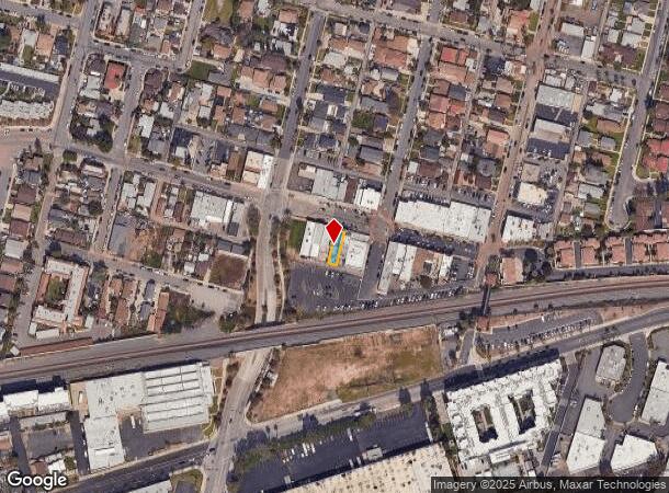  216 W Santa Fe Ave, Placentia, CA Parcel Map