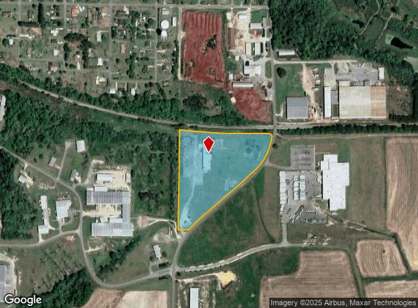  380 Hall Rd, Cairo, GA Parcel Map