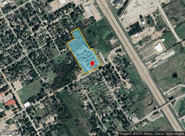 1000 E Burnett St, Ennis, TX Parcel Map
