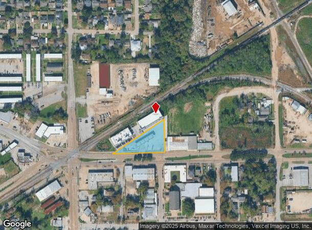 7241 Lawndale St, Houston, TX Parcel Map