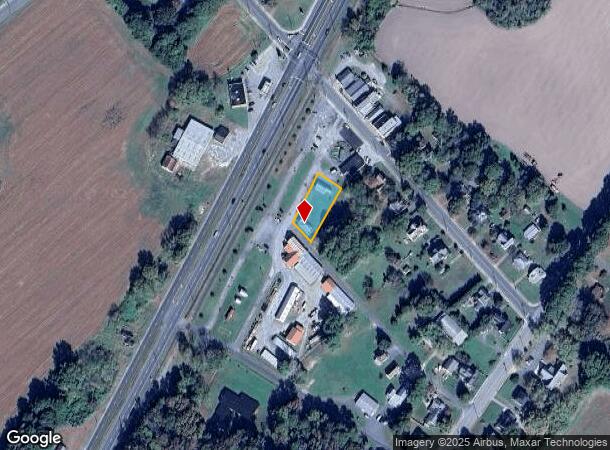  7401 Railroad St, Nassawadox, VA Parcel Map