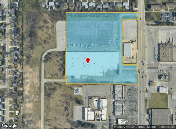  605 N Hickory Rd, South Bend, IN Parcel Map