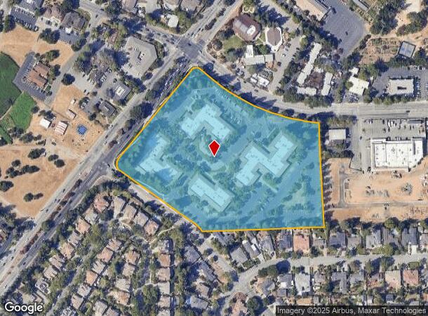  12900 Saratoga Ave, Saratoga, CA Parcel Map