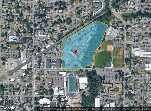 1301 E Fulton St, Newberg, OR Parcel Map