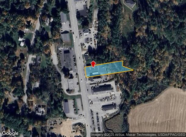  1125 Center St, Auburn, ME Parcel Map