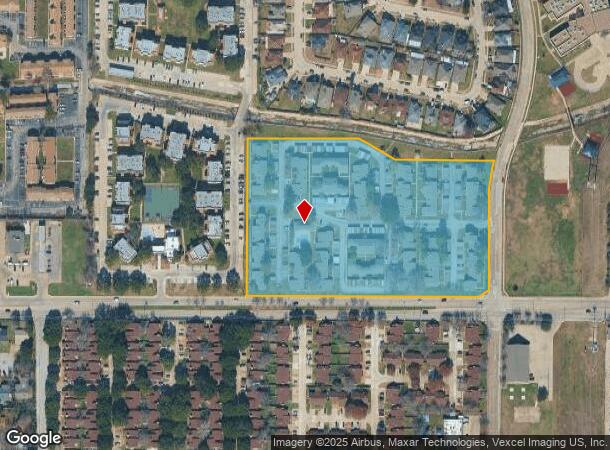 2008 Terlingua Ln, Arlington, TX Parcel Map