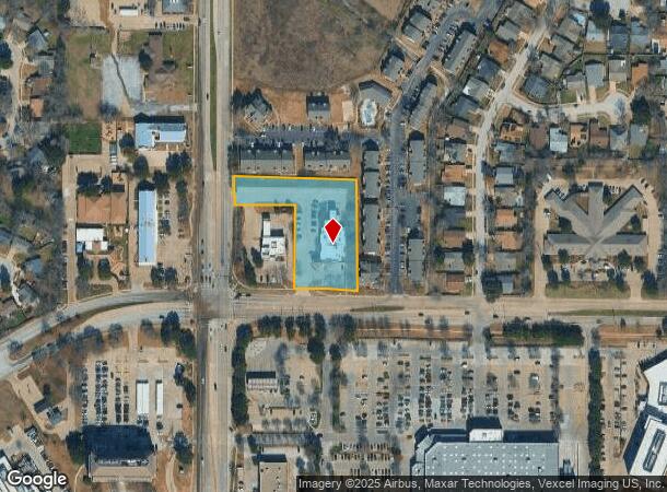 601 W Arbrook Blvd, Arlington, TX Parcel Map