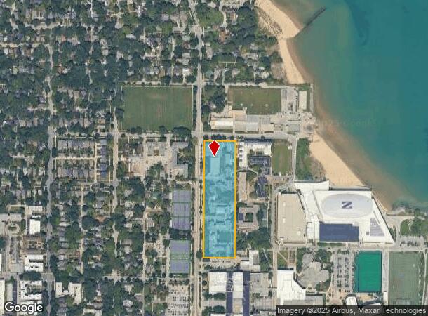  2125 Garrett Pl, Evanston, IL Parcel Map